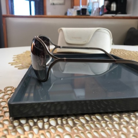 Tom Ford Sunglasses Rickie Silver/Tan/Gradient - Picture 5 of 8